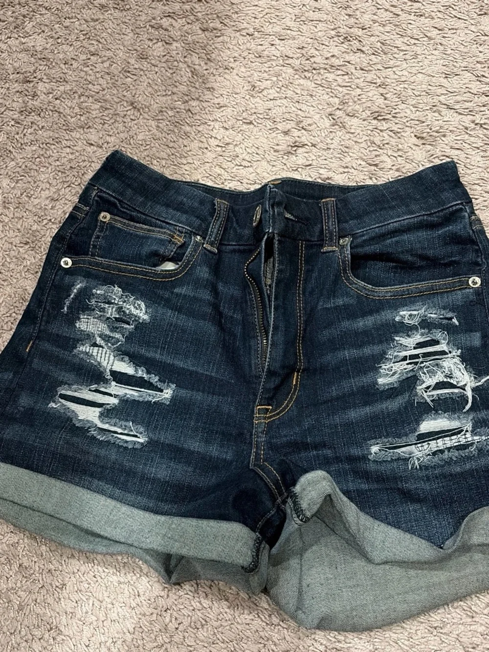 American Eagle denim mini shorts